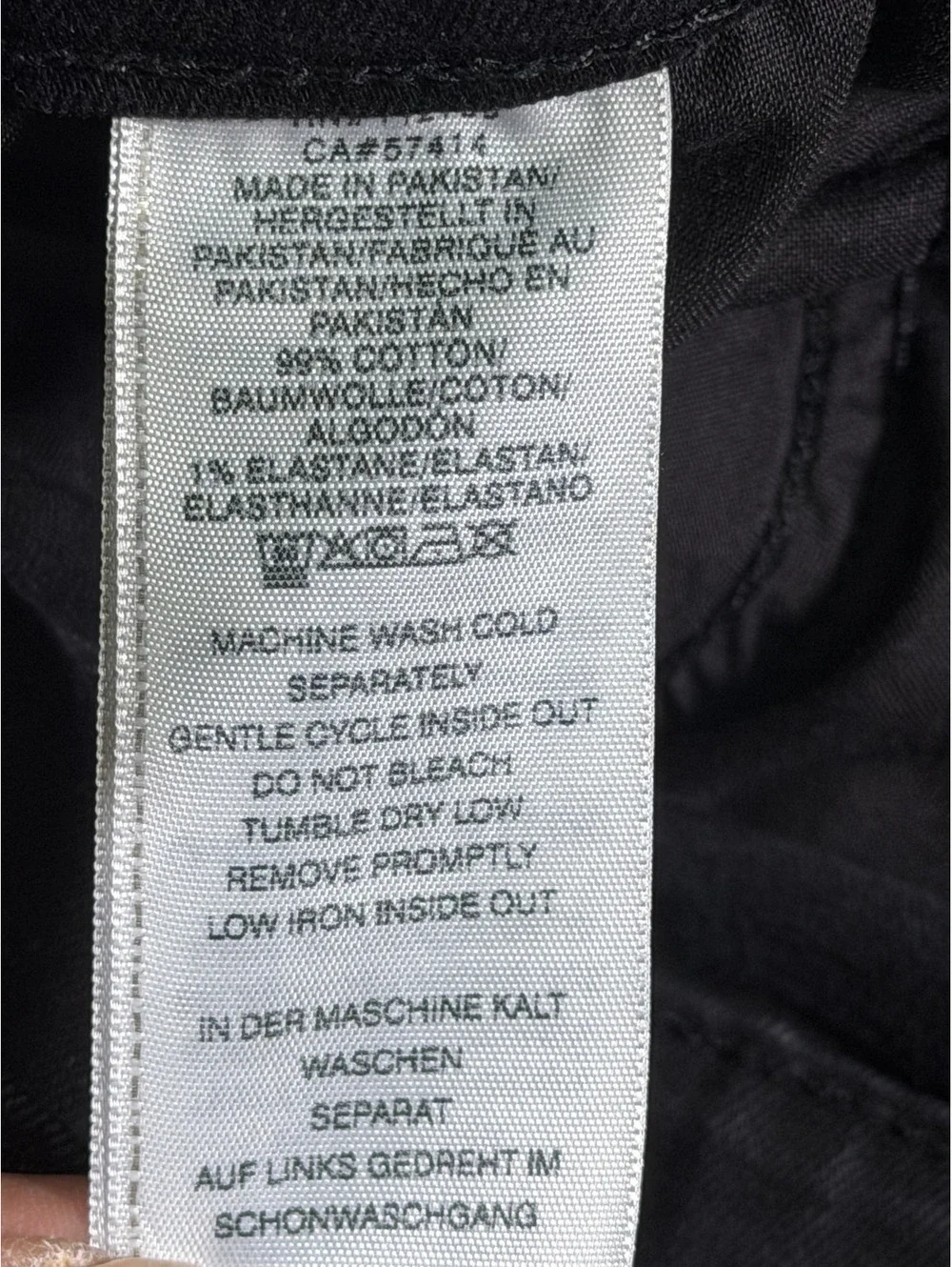 True Religion Geno Relaxed Slim Black Jeans Size 29